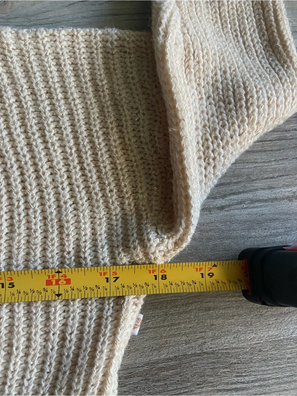 Love @First Sight Girls Coquette Ribbed Knit Ribbon Tie Sweater Cream Pink 10/12